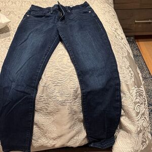 Women's Good American Dark Blue Jeans